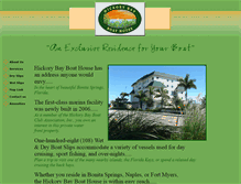 Tablet Screenshot of hickorybayboathouse.com
